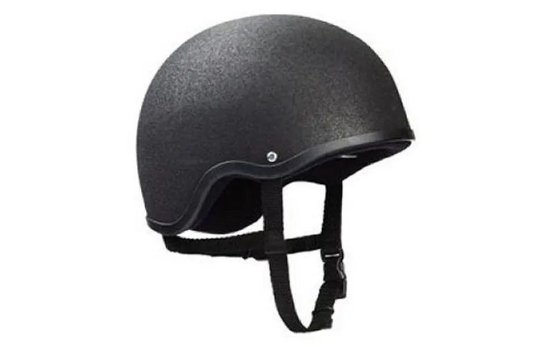 Champion Junior Plus Skull Riding Helmet in Black-2