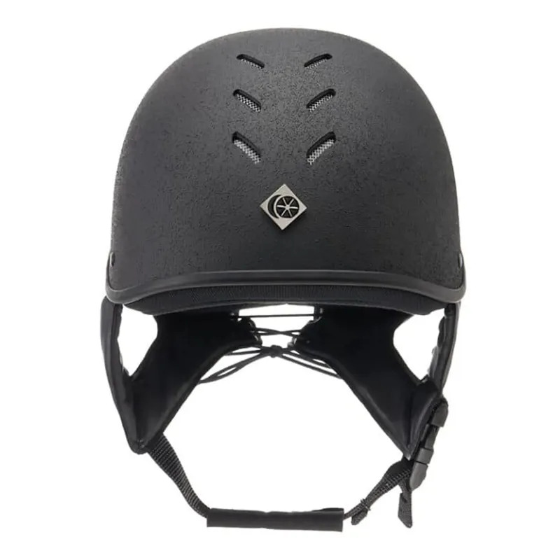 Charles Owen JS1 Pro Jockey Skull in Black