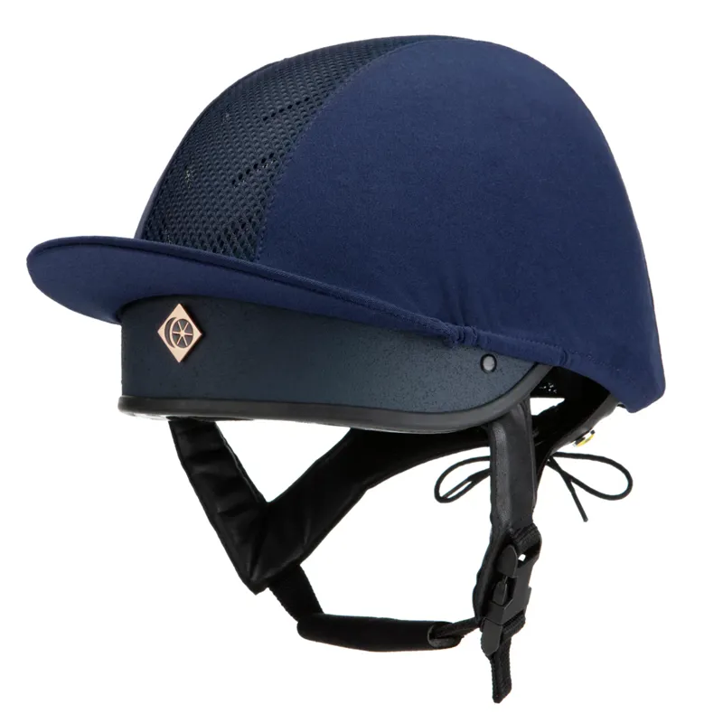 Charles Owen Harlow MS1 Pro Jockey Skull in Navy