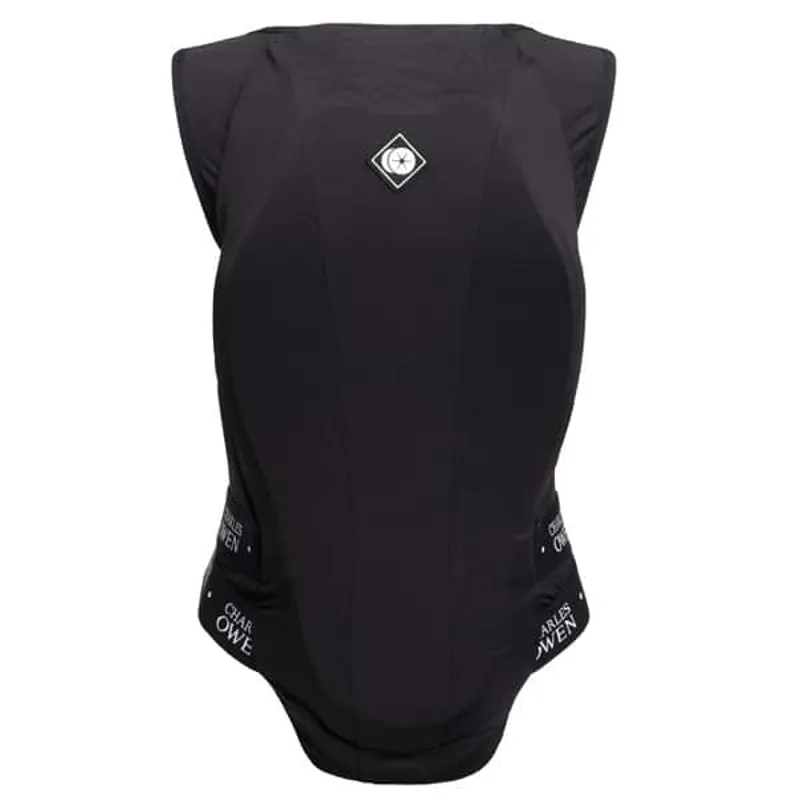 Charles Owen Shadow Back Protector Adults in Black-3
