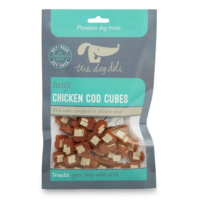 Petface Dog Deli Chicken and Cod Cubes Dog Treats