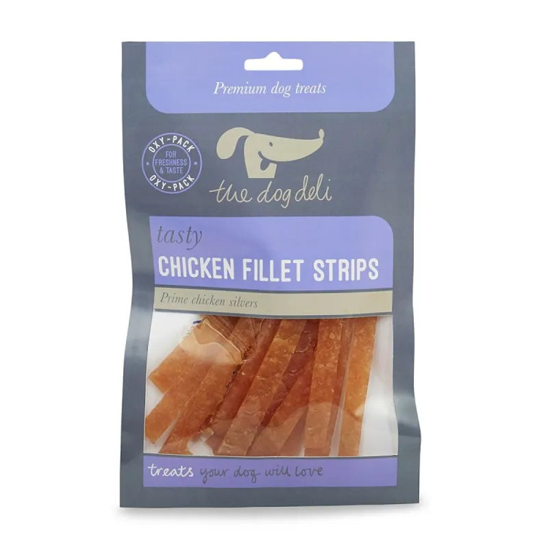 Petface Dog Deli Chicken Fillet Strips Dog Treats