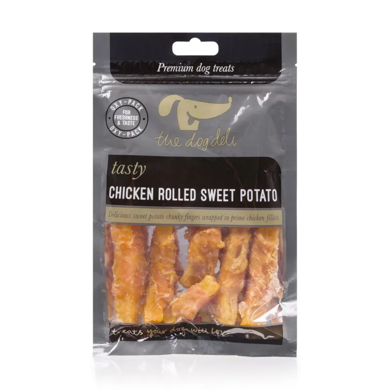 Petface Dog Deli Chicken Rolled Sweet Potato Dog Treats