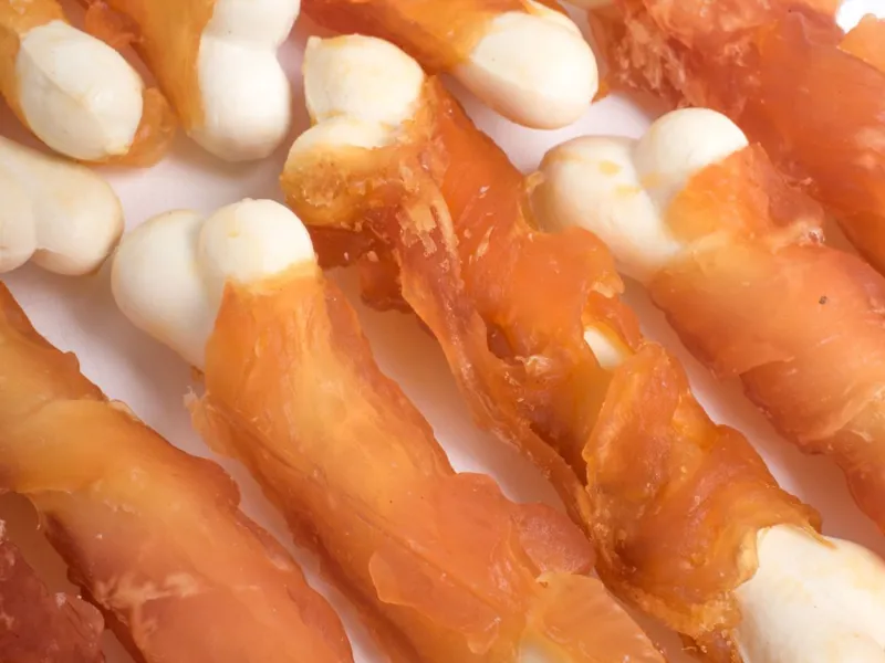 Petface Dog Deli Chicken Wrapped Calcium Bones Dog Treats-1