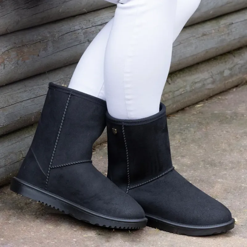 Hy Equestrian Chisworth Waterproof Fleece Boot in Black-2