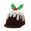 Equetech Christmas Plum Pudding Hat Silk - Brown and White