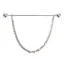 Supreme Products Class Act Collar Pin in Silver - WEB EXCLUSIVE