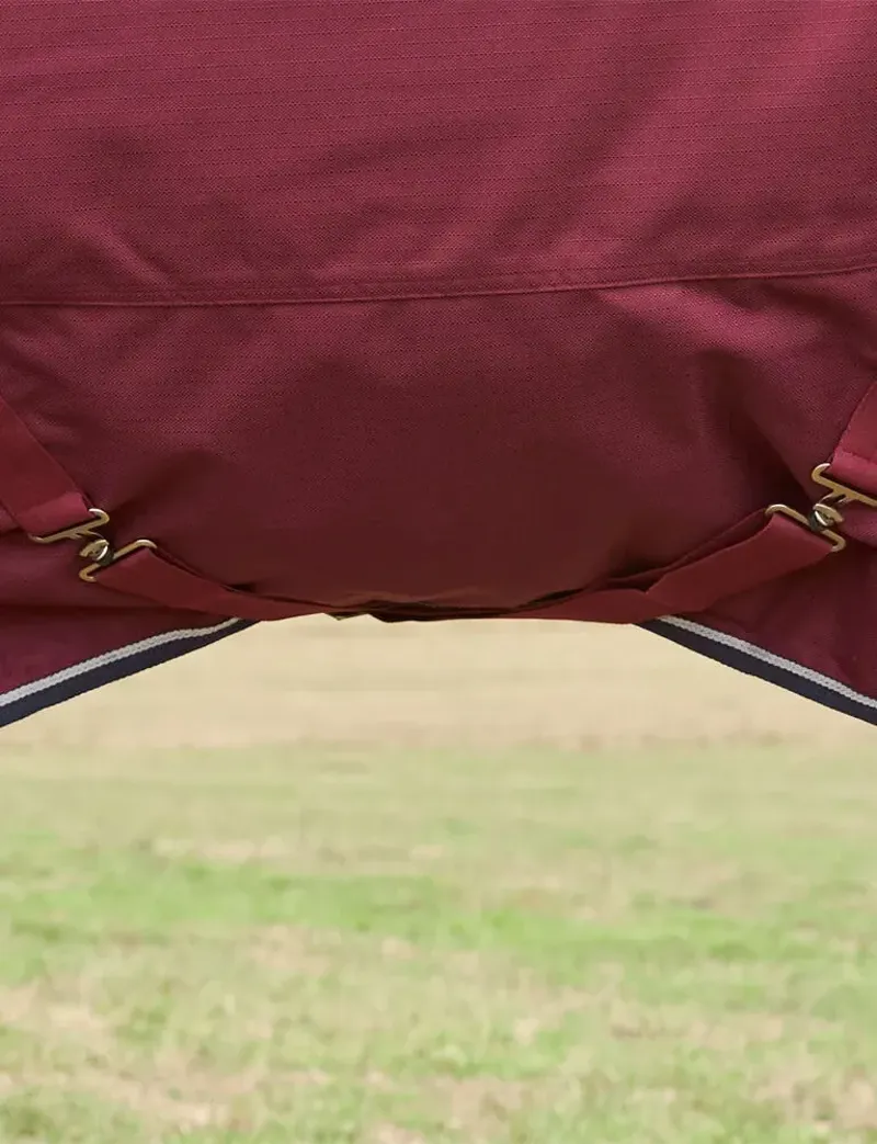 Weatherbeeta Comfitec Prelim Combo 0g Turnout Rug in Burgundy and Navy-4