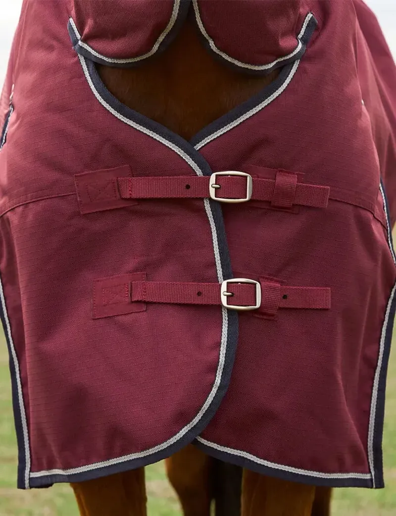 Weatherbeeta Comfitec Prelim Combo 0g Turnout Rug in Burgundy and Navy-3