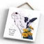 Platinum Cow Funny Farm Medium Square Plaque