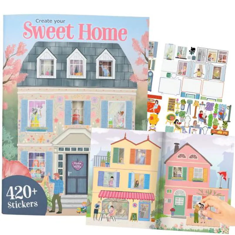 Create Your Sweet Home Sticker Book
