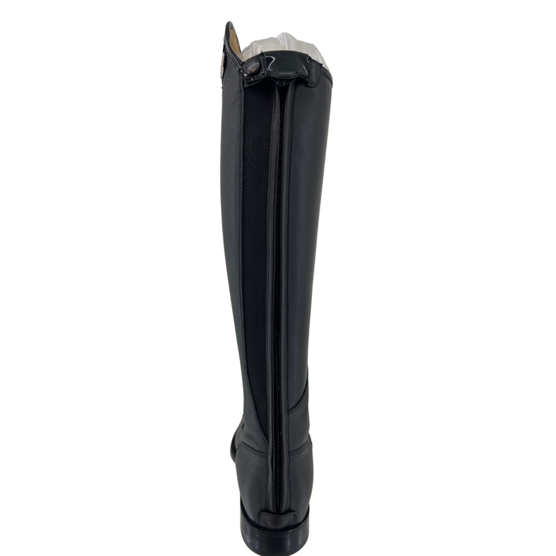 De Niro Salentino Tall Riding Boots in Glitter Black-5