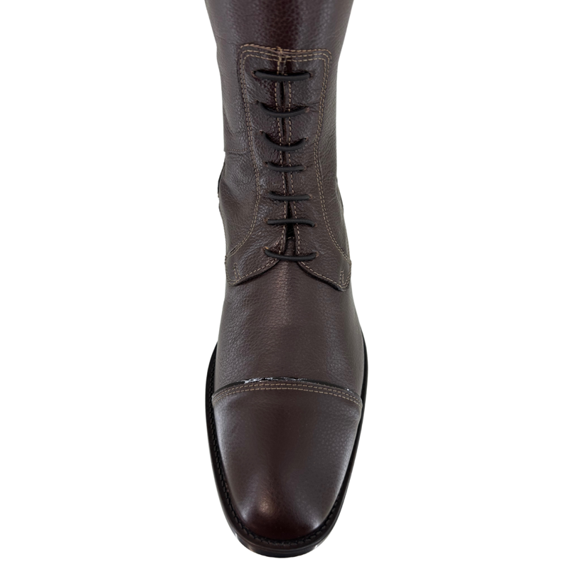 De Niro Salentino Tall Riding Boots in Ice Bronzo-3
