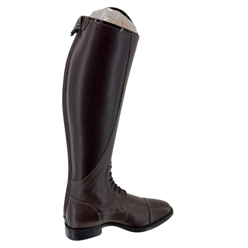 De Niro Salentino Tall Riding Boots in Ice Bronzo-7