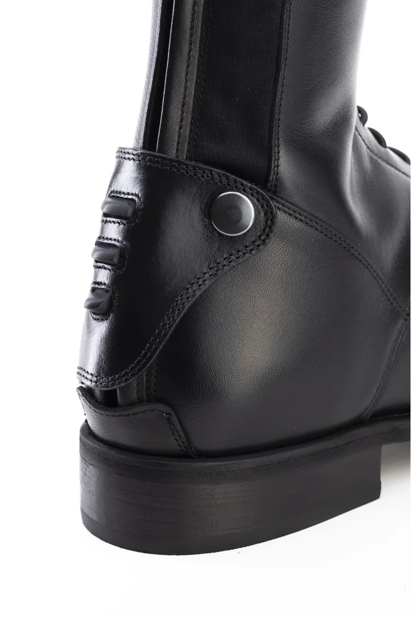 DeNiro Italo Laced Tall Riding Boots Regular Height in Black-6