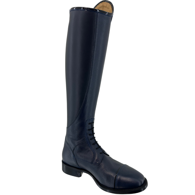 De Niro Salentino Tall Riding Boots in Regal Skye Blue-3