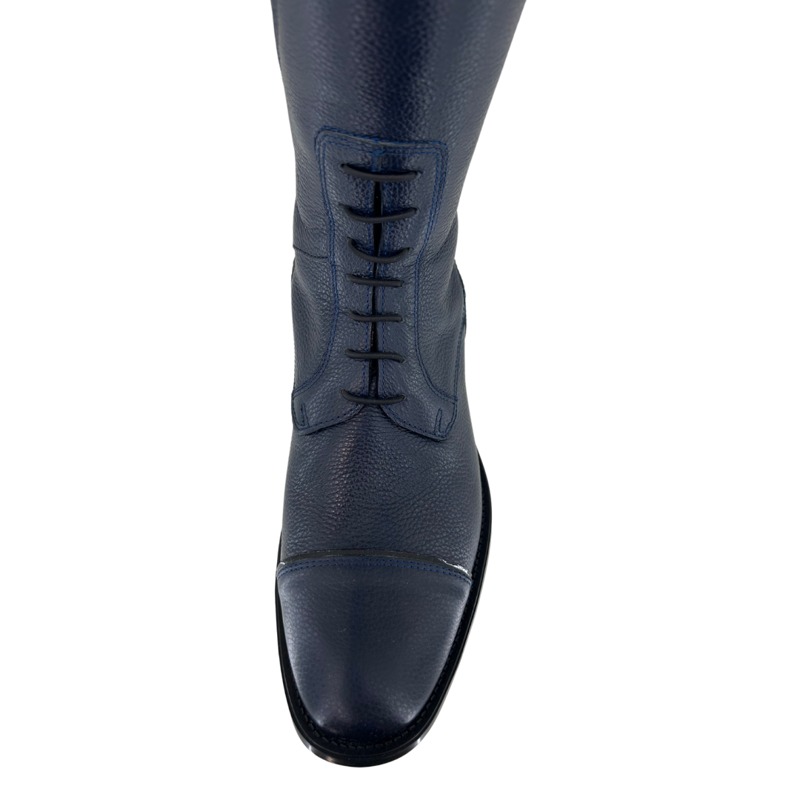 De Niro Salentino Tall Riding Boots in Regal Skye Blue-5