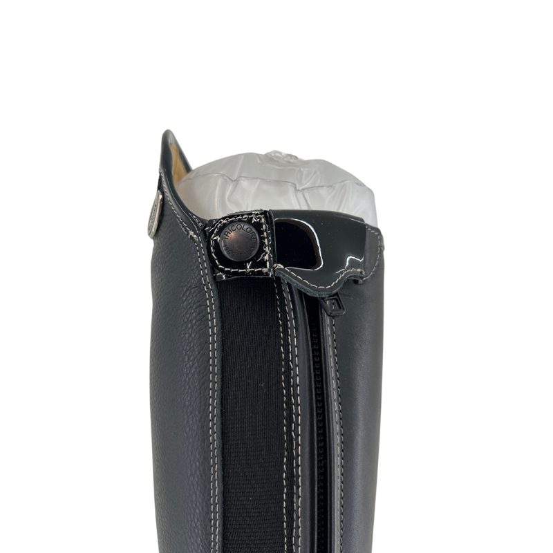 De Niro Salentino Tall Riding Boots in Regal Silver-5