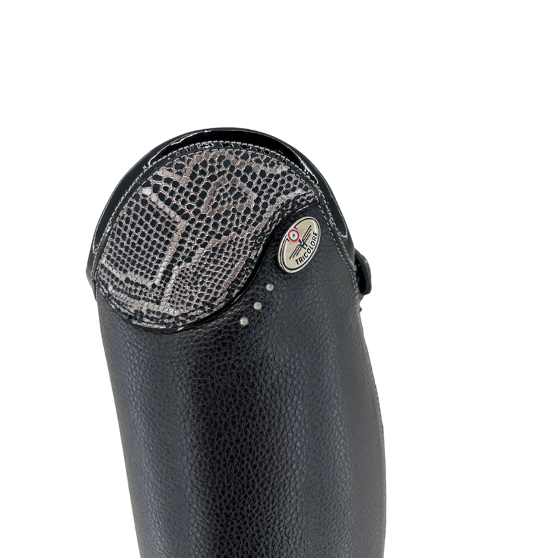 De Niro Salentino Tall Riding Boots in Regal Silver-2