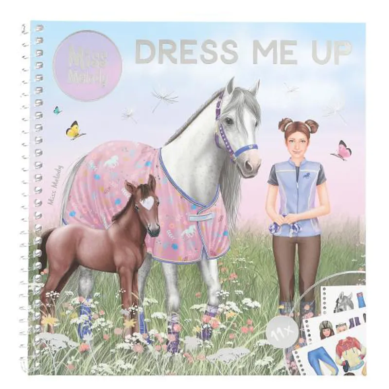 Depesche Miss Melody Dress Me Up Sticker Book
