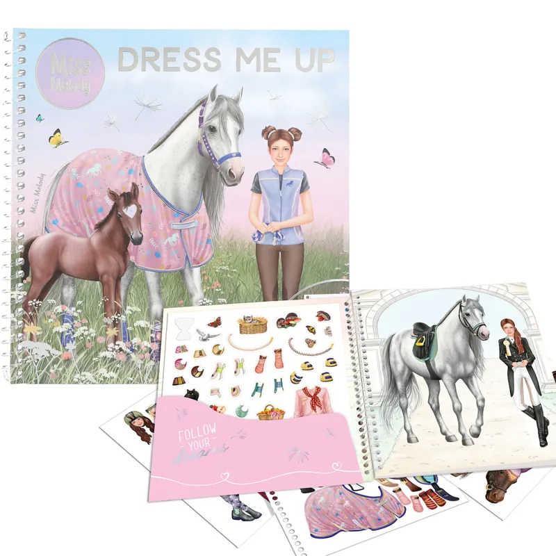 Depesche Miss Melody Dress Me Up Sticker Book-1