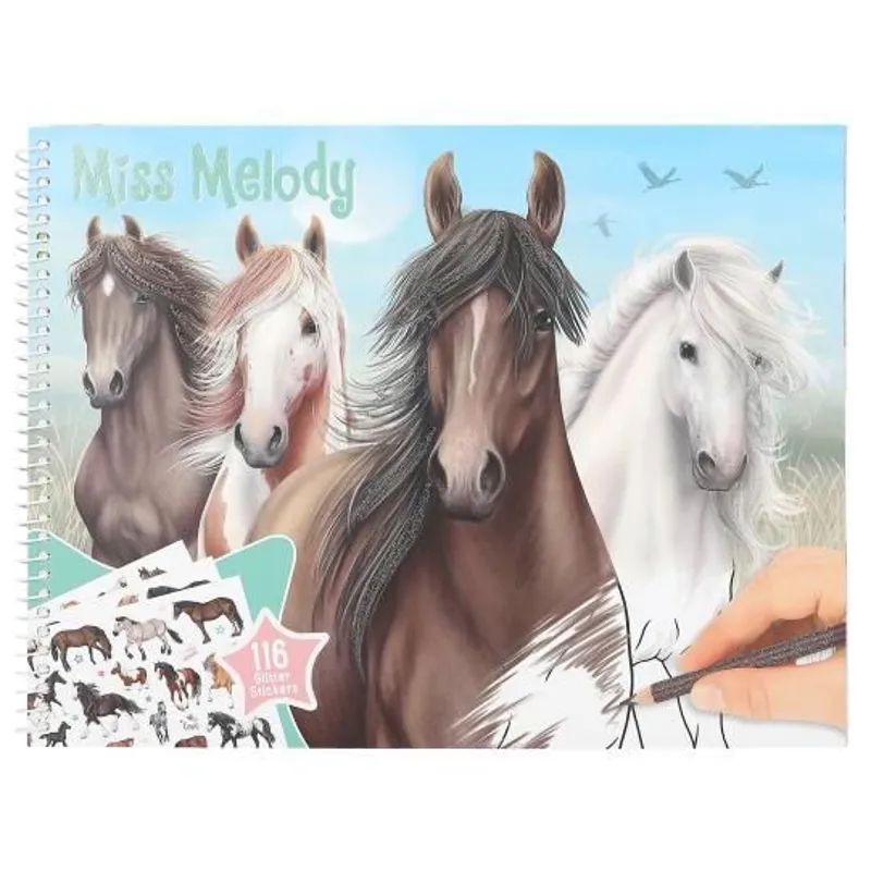 Depesche Miss Melody Horse Colouring Book