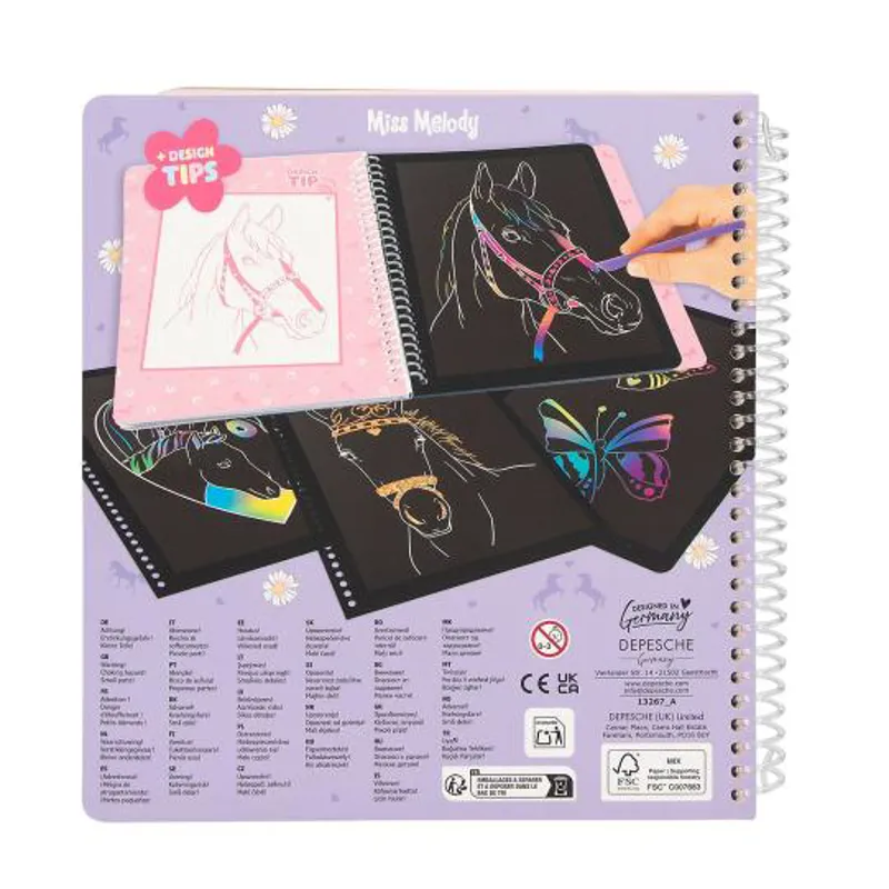 Depesche Miss Melody Magic Scratch Book-3