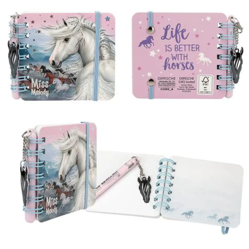 Depesche Miss Melody Notebook Set-4