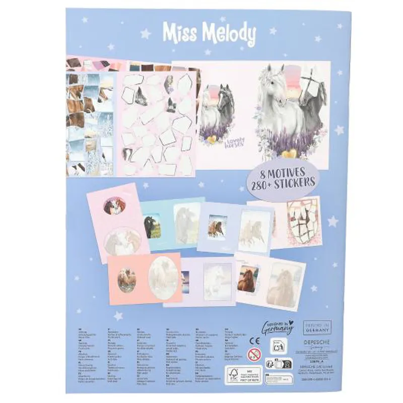 Depesche Miss Melody Number Sticker Book-1