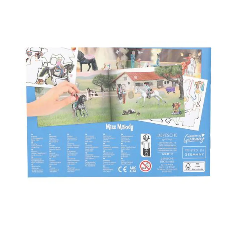 Depesche Miss Melody Stickerworld Book-4