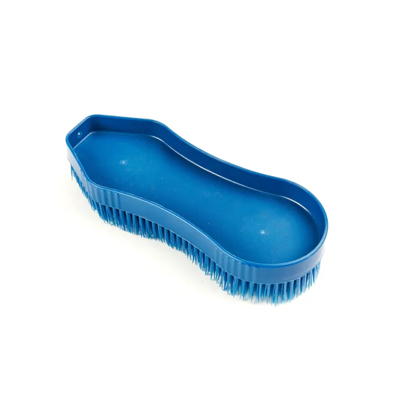 Shires EZI-GROOM Detangler Brush in Bright Blue