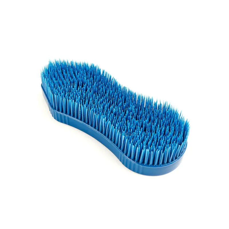 Shires EZI-GROOM Detangler Brush in Bright Blue-1