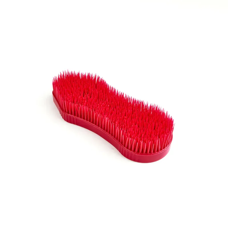Shires EZI-GROOM Detangler Brush in Red-1