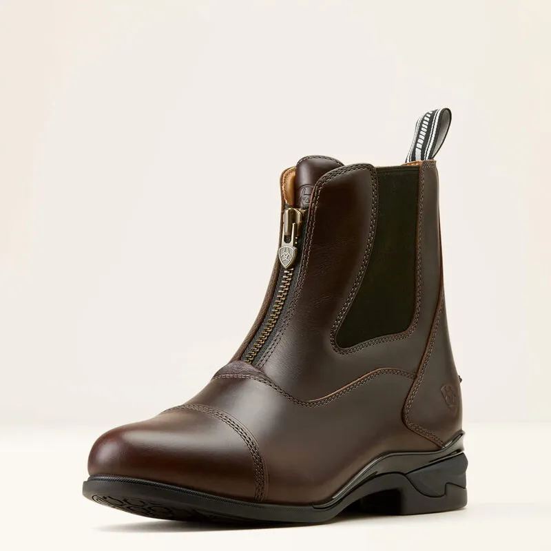 Ariat Devon Axis Pro Zip Paddock Boot Adults in Waxed Chocolate