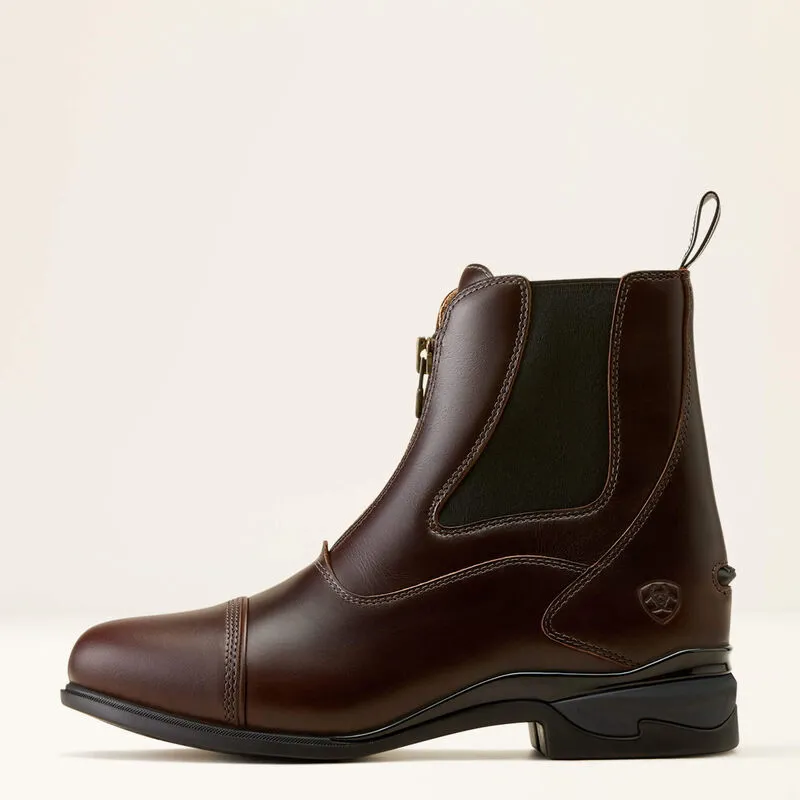 Ariat Devon Axis Pro Zip Paddock Boot Adults in Waxed Chocolate-2