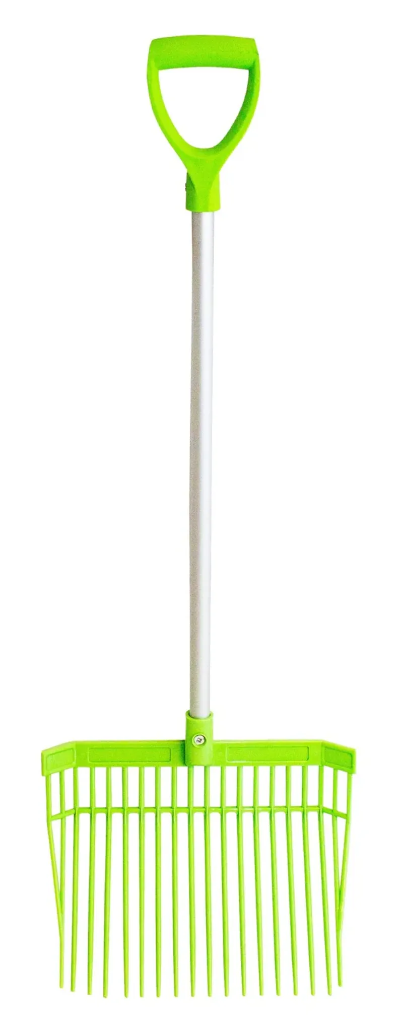 Red Gorilla PC Short Bedding Fork with D Handle in Pistachio