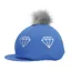 Hy Equestrian Diamonds Hat Cover in Electric Blue - WEB EXCLUSIVE