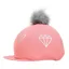 Hy Equestrian Diamonds Hat Cover in Coral - WEB EXCLUSIVE