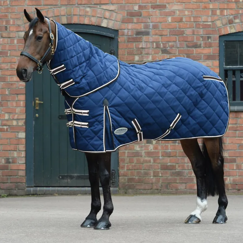 Weatherbeeta Comfitec Detach-a-Neck Diamond Quilt Medium 220g in Navy