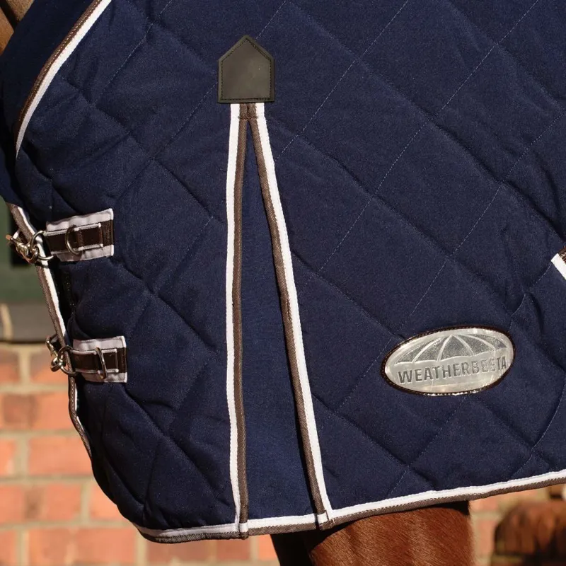 Weatherbeeta Comfitec Detach-a-Neck Diamond Quilt Medium 220g in Navy-2