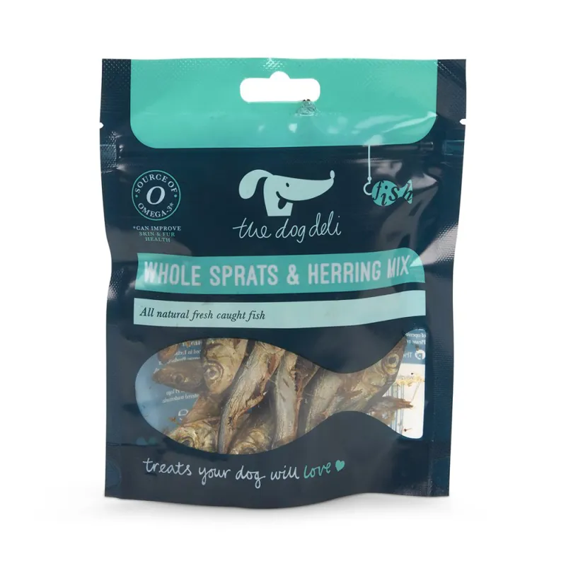 Dog Deli Whole Sprats and Herring Mix Dog Treats