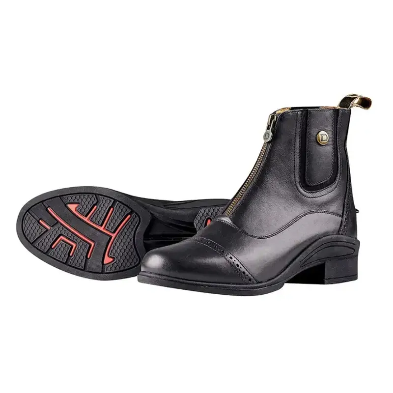 Dublin Rapture Zip Paddock Boots Adults in Black