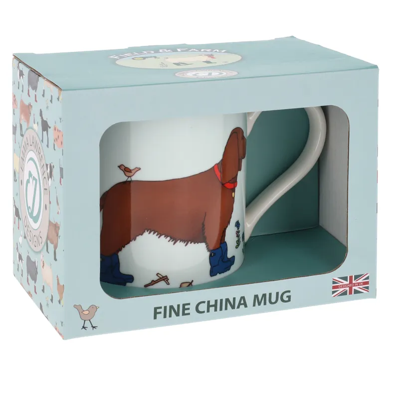 E.L Farmers Spaniel Dog Boxed Mug