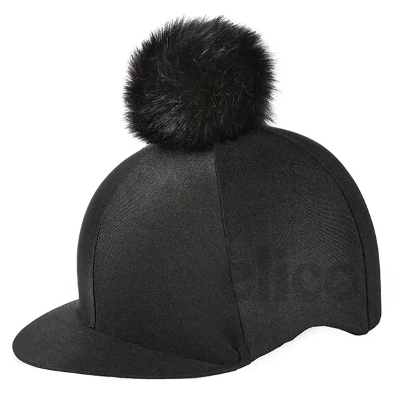 Elico Aberford Mega Pompom Hat Silk in Black