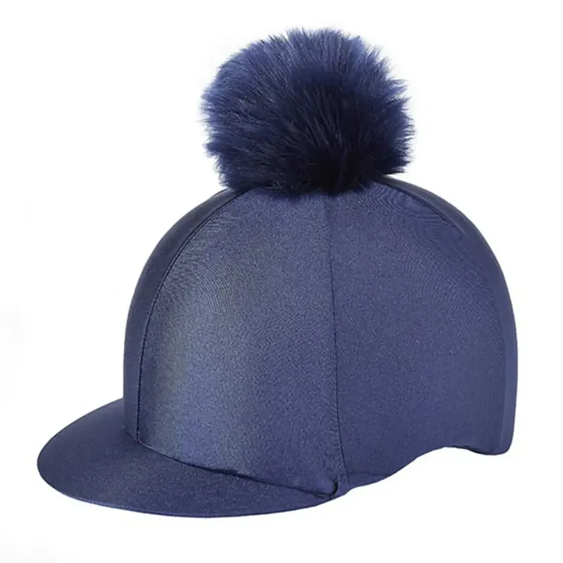 Elico Aberford Mega Pompom Hat Silk in Navy