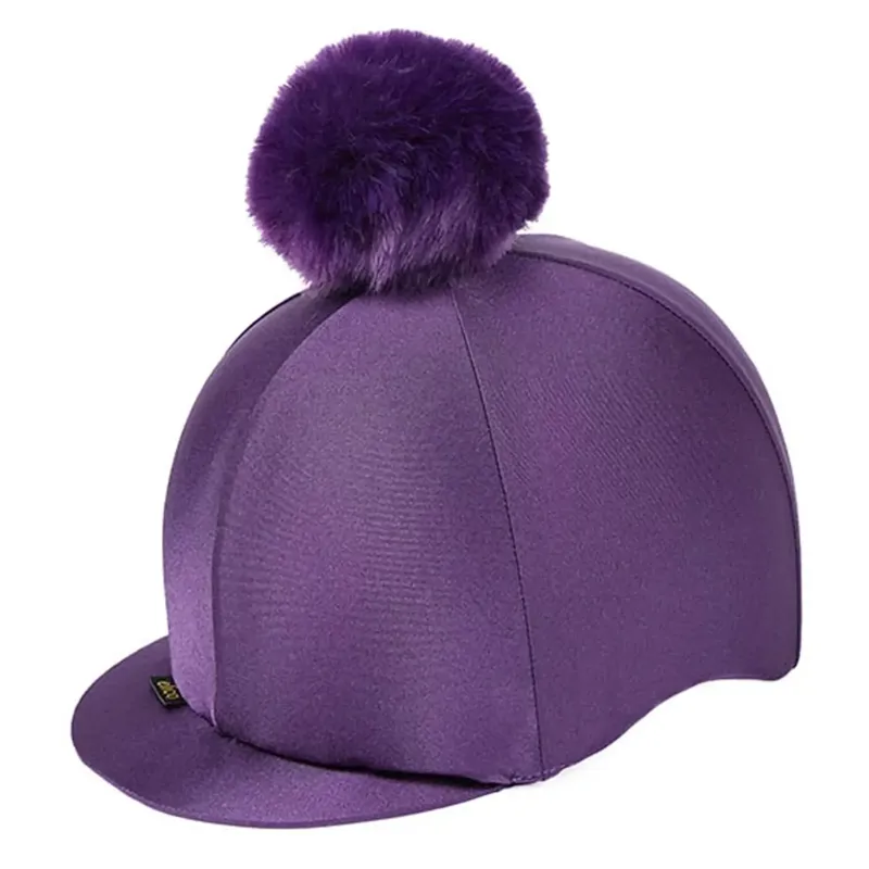 Elico Aberford Mega Pompom Hat Silk in Purple