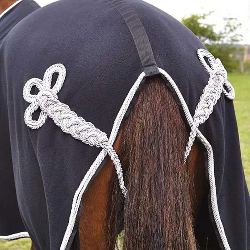 Elico Dartmoor Show Fleece Rug in Black-1