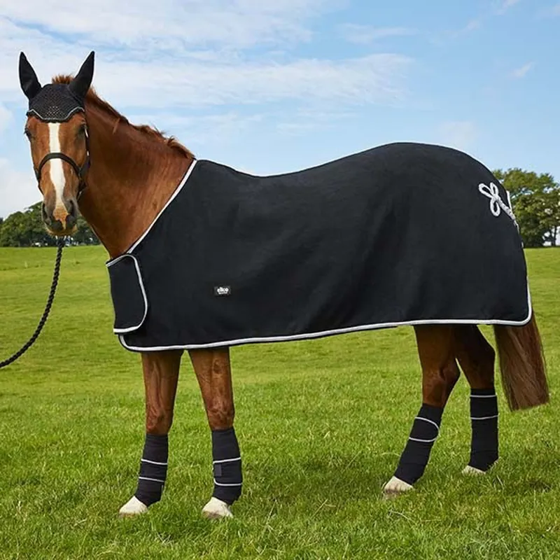 Elico Dartmoor Show Fleece Rug in Black