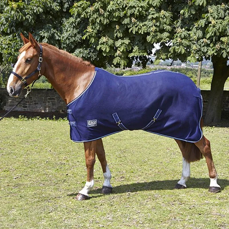 Elico Exmoor Fleece Rug in Navy