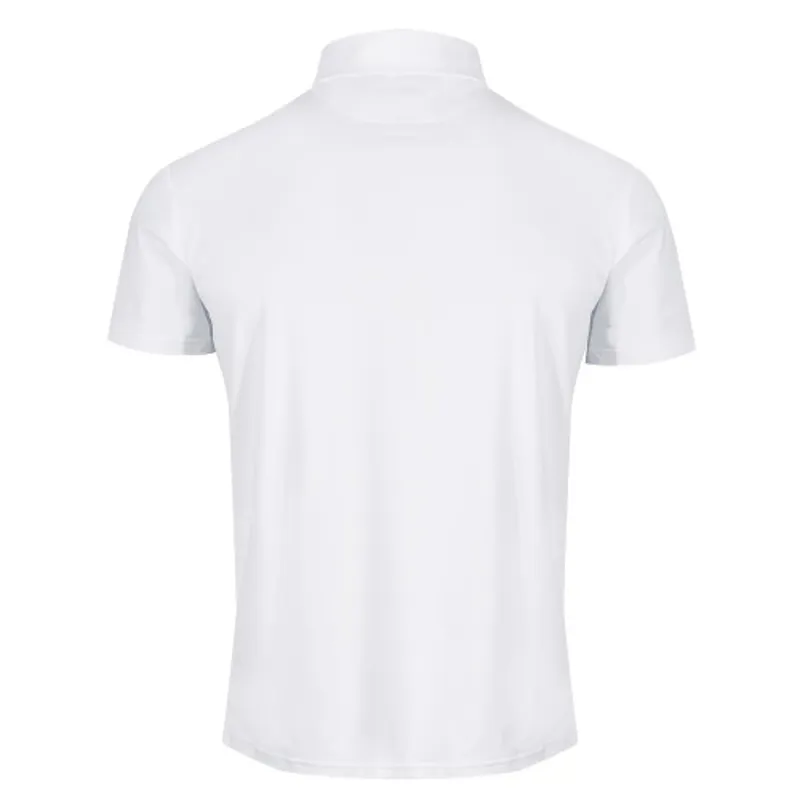 Equetech Elite Cool Competition Shirt Mens in White - WEB EXCLUSIVE-1